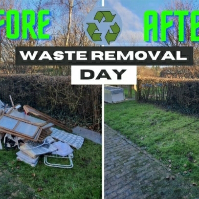 Waste removal before and after — Dublin